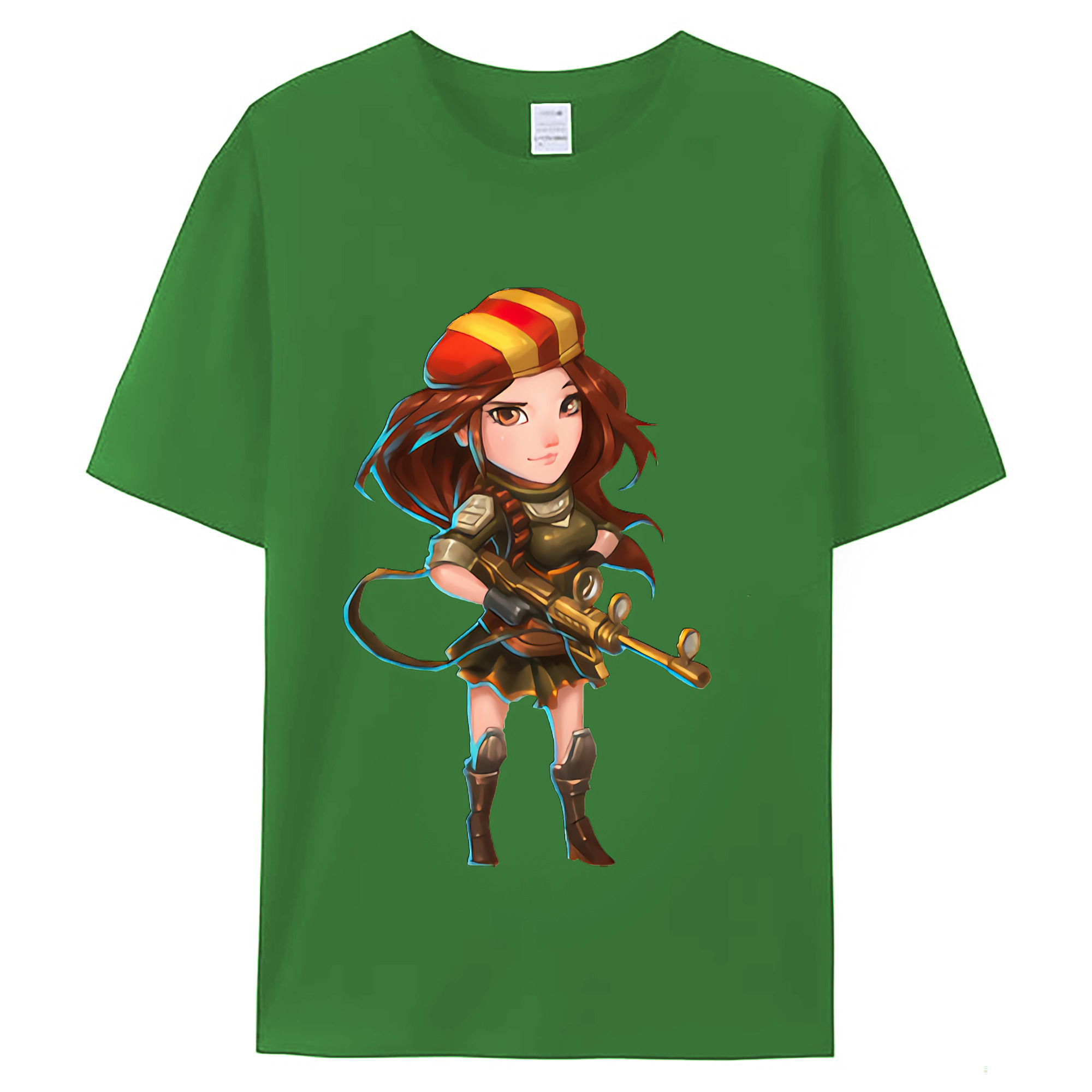 （画像用） リーグ・オブ・レジェンド League of Legends LOL レディースカジュアルプリントTシャツ（綿100％）